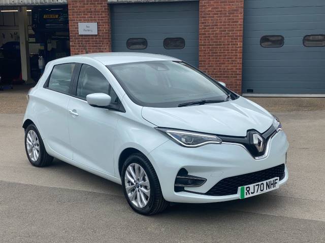 Renault Zoe 0.0 100kW i Iconic R135 50kWh Rapid Charge 5dr Auto Hatchback Electric White