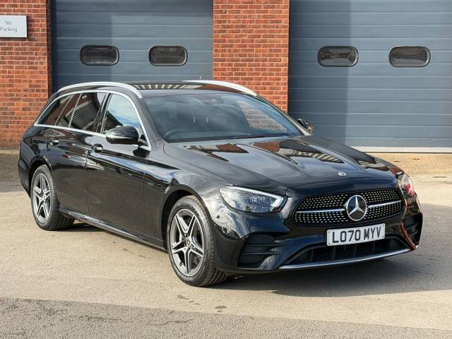 Mercedes-Benz E Class 2.0 E300de AMG Line PHEV 5dr 9G-Tronic Estate Diesel / Electric Hybrid Black