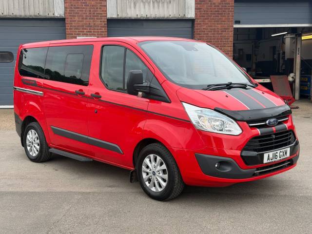 Ford Tourneo Custom 2.0 TDCi 105ps Low Roof 9 Seater Zetec Minibus Diesel Red