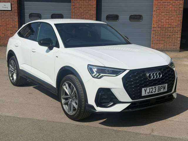 Audi Q3 Sportback TFSI e Q3 1.4 TFSIe 45 Black Edition Sportback 5dr Petrol Plug-in Hybrid 13kWh (245 ps) Estate Petrol / Electric Hybrid White
