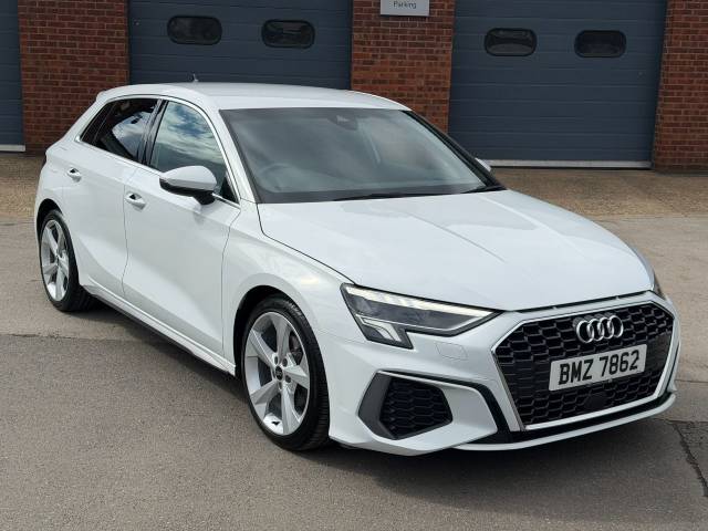 Audi A3 1.0 30 TFSI S Line 5dr S Tronic Hatchback Petrol White